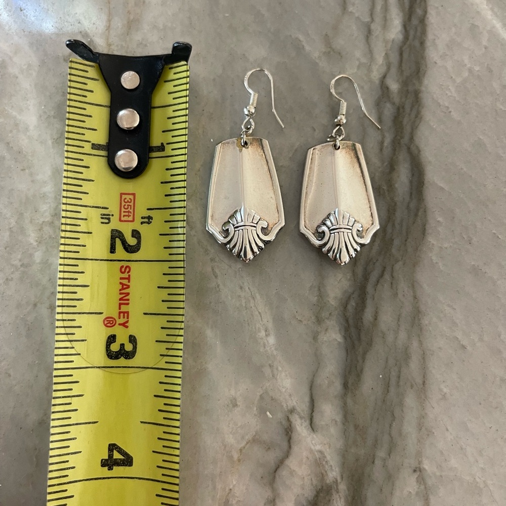 Solid Sterling Spoon Earrings - Handcrafted In Ca… - image 5